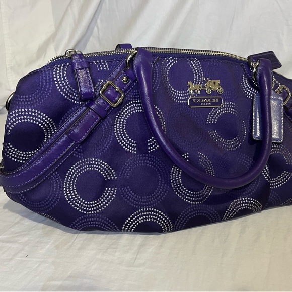 COACH MADISON DOT OPAQUE SOPHIA SATCHEL/ SHOULDER BAG #15957 - Picture 4 of 11